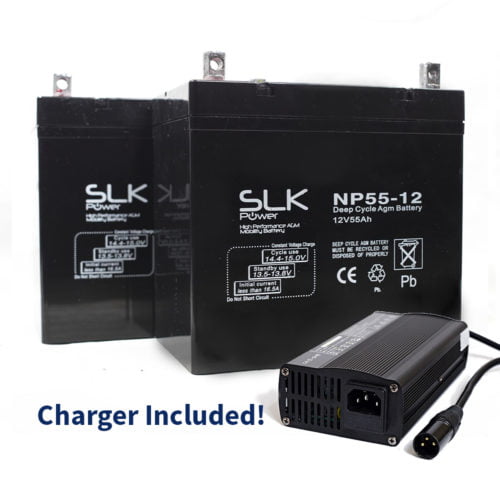 55ah batteries and charger