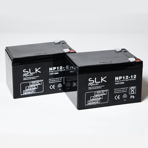 Neptune NT-12120 12V 12Ah Mobility Scooter Battery – 2-Pack, Rechargeable, For Pride Mobility Sonic