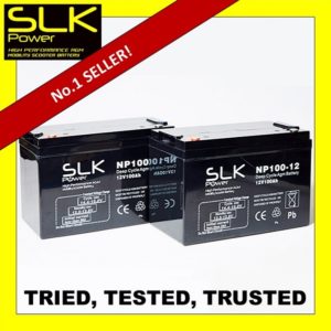 2 x 12v 100ah Gel Mobility Scooter Batteries | SLK Mobility