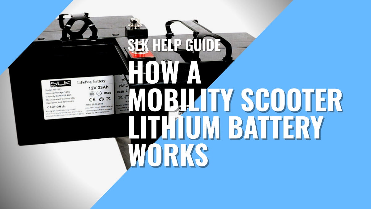 How a mobility scooter lithium battery works