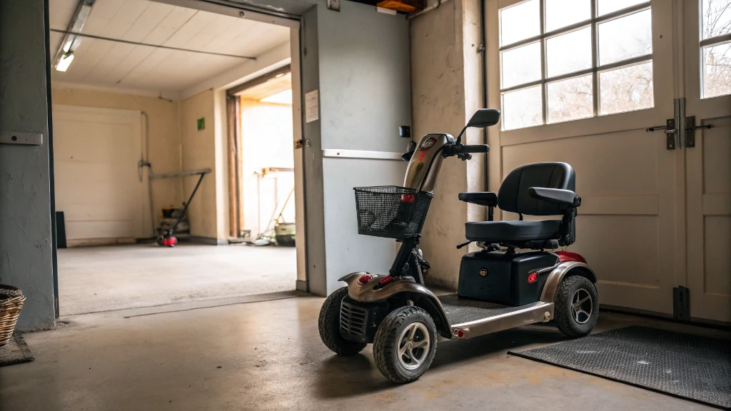 old unused scooter